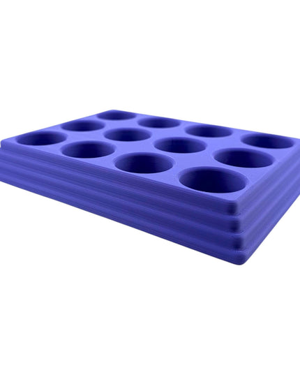Jeff Did It - 22ml Bottle Paint Bottle Organizer - Compatible with Turbo Dork 22ml Bottles - Holds 12 Bottles - Manufactured in America