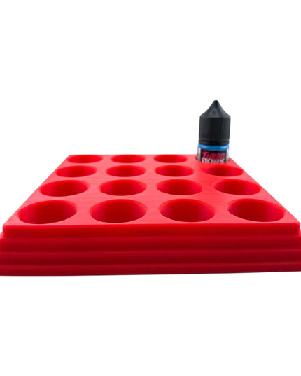 Jeff Did It - 22ml Bottle Paint Bottle Organizer - Compatible with Turbo Dork 22ml Bottles - Holds 16 Bottles - Manufactured in America