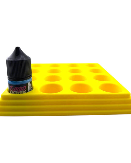 Jeff Did It - 22ml Bottle Paint Bottle Organizer - Compatible with Turbo Dork 22ml Bottles - Holds 16 Bottles - Manufactured in America