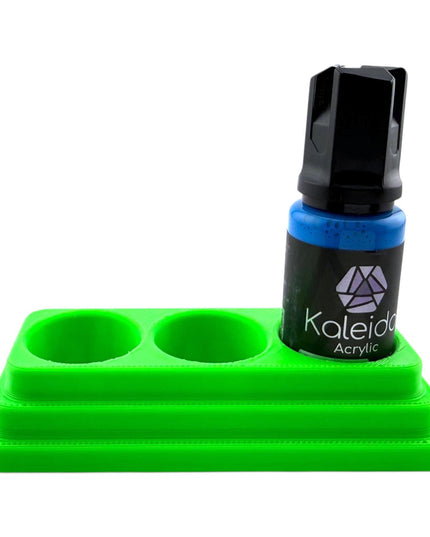 Jeff Did It - 20ml Paint Bottle Organizer - Compatible with Gaahleri Kaleido 20ml Paint Bottles - Holds 3 Bottles - Made in the USA