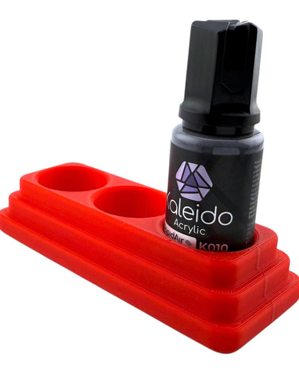 Jeff Did It - 20ml Paint Bottle Organizer - Compatible with Gaahleri Kaleido 20ml Paint Bottles - Holds 3 Bottles - Made in the USA