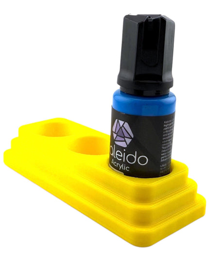 Jeff Did It - 20ml Paint Bottle Organizer - Compatible with Gaahleri Kaleido 20ml Paint Bottles - Holds 3 Bottles - Made in the USA