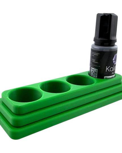 Jeff Did It - 20ml Paint Bottle Organizer Long - Compatible with Gaahleri Kaleido 20ml Paint Bottles - Holds 4 Bottles - Made in the USA