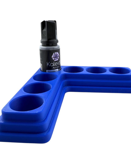 Jeff Did It - 20ml Paint Bottle Organizer - Compatible with Gaahleri Kaleido 20ml Paint Bottles - Holds 7 Bottles - Made in the USA
