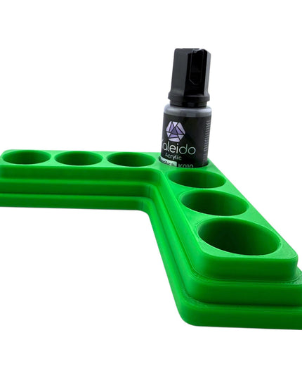 Jeff Did It - 20ml Paint Bottle Organizer - Compatible with Gaahleri Kaleido 20ml Paint Bottles - Holds 7 Bottles - Made in the USA
