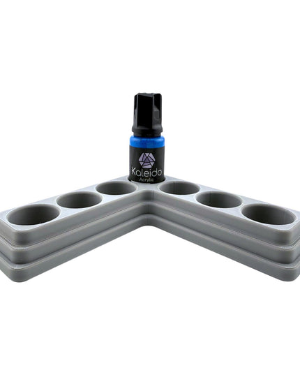 Jeff Did It - 20ml Paint Bottle Organizer - Compatible with Gaahleri Kaleido 20ml Paint Bottles - Holds 7 Bottles - Made in the USA