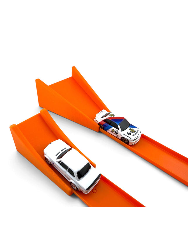 Jeff Did It! - 1/64 Scale Jump & Landing Ramp Set - Great Gift - Works on Hot Track - 3D Printed - Designed and Manufactured in America