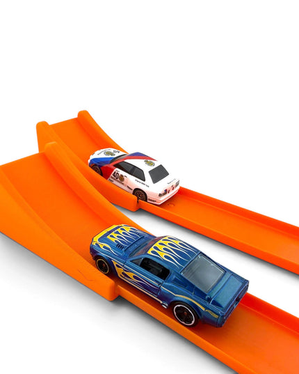 Jeff Did It! - 1/64 Scale 2 Jump Ramp Set - Great Gift - Works on Hot Track - 3D Printed - Designed and Manufactured in America
