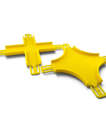 Jeff Did It! - 1/64 Scale Curved and Straight Cross Track Set - 1 Each - Works on Hot Track - 3D Printed - Designed and Made in the USA