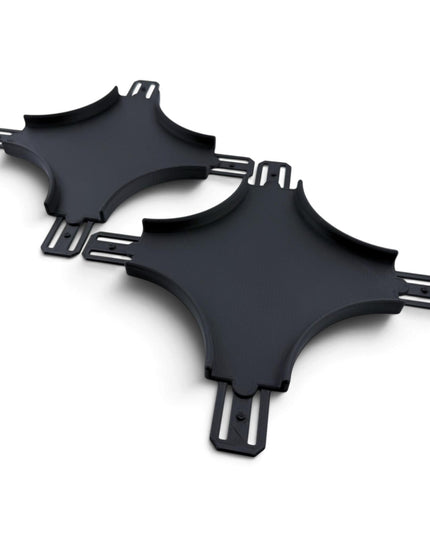 Jeff Did It! - 1/64 Scale Curved Cross Track Set - Set of 2 - Works on Hot Track - 3D Printed - Designed and Manufactured in America