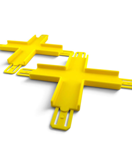 Jeff Did It! - 1/64 Scale Straight Cross Track Set - Set of 2 - Works on Hot Track - 3D Printed - Designed and Manufactured in America