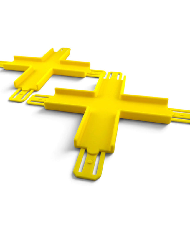 Jeff Did It! - 1/64 Scale Straight Cross Track Set - Set of 2 - Works on Hot Track - 3D Printed - Designed and Manufactured in America