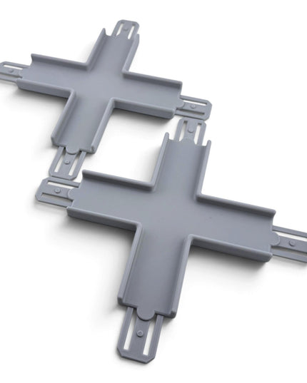 Jeff Did It! - 1/64 Scale Straight Cross Track Set - Set of 2 - Works on Hot Track - 3D Printed - Designed and Manufactured in America