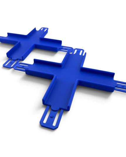 Jeff Did It! - 1/64 Scale Straight Cross Track Set - Set of 2 - Works on Hot Track - 3D Printed - Designed and Manufactured in America