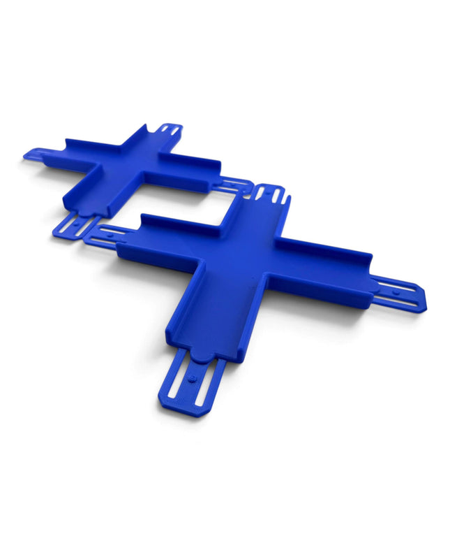 Jeff Did It! - 1/64 Scale Straight Cross Track Set - Set of 2 - Works on Hot Track - 3D Printed - Designed and Manufactured in America
