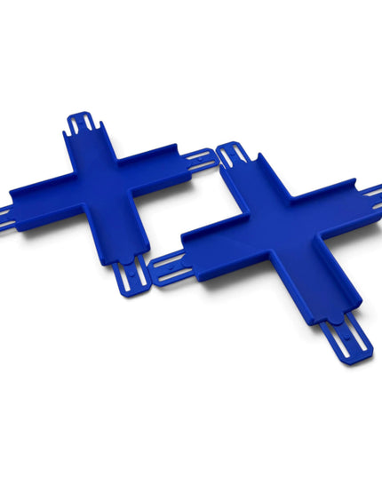 Jeff Did It! - 1/64 Scale Straight Cross Track Set - Set of 2 - Works on Hot Track - 3D Printed - Designed and Manufactured in America