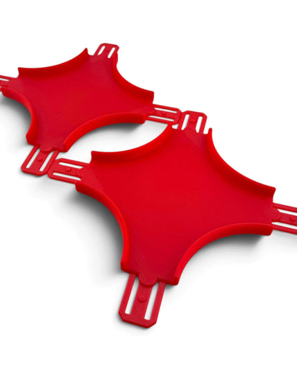 Jeff Did It! - 1/64 Scale Curved Cross Track Set - Set of 2 - Works on Hot Track - 3D Printed - Designed and Manufactured in America