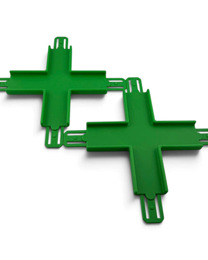 Jeff Did It! - 1/64 Scale Straight Cross Track Set - Set of 2 - Works on Hot Track - 3D Printed - Designed and Manufactured in America