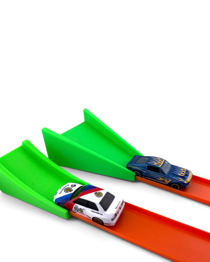 Jeff Did It! - 1/64 Scale Jump & Landing Ramp Set - Great Gift - Works on Hot Track - 3D Printed - Designed and Manufactured in America