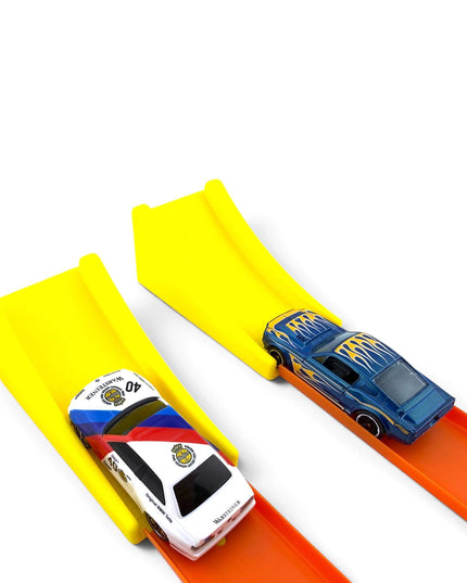 Jeff Did It! - 1/64 Scale 2 Jump Ramp Set - Great Gift - Works on Hot Track - 3D Printed - Designed and Manufactured in America