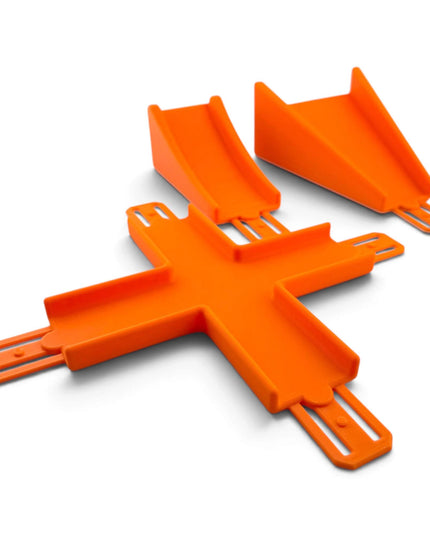 Jeff Did It! - 1/64 Scale Jump, Landing Ramp and Straight Cross Track Set - Works on Hot Track - 3D Printed - Designed and Made in the USA