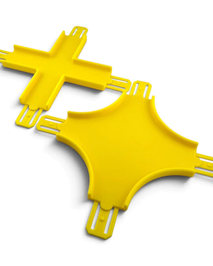 Jeff Did It! - 1/64 Scale Curved and Straight Cross Track Set - 1 Each - Works on Hot Track - 3D Printed - Designed and Made in the USA