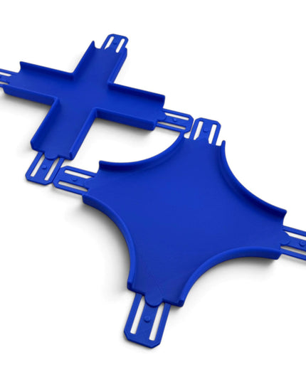 Jeff Did It! - 1/64 Scale Curved and Straight Cross Track Set - 1 Each - Works on Hot Track - 3D Printed - Designed and Made in the USA