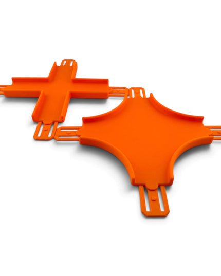 Jeff Did It! - 1/64 Scale Curved and Straight Cross Track Set - 1 Each - Works on Hot Track - 3D Printed - Designed and Made in the USA