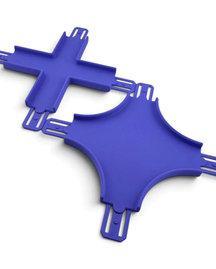 Jeff Did It! - 1/64 Scale Curved and Straight Cross Track Set - 1 Each - Works on Hot Track - 3D Printed - Designed and Made in the USA