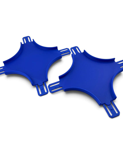 Jeff Did It! - 1/64 Scale Curved Cross Track Set - Set of 2 - Works on Hot Track - 3D Printed - Designed and Manufactured in America
