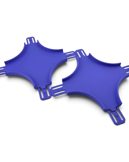 Jeff Did It! - 1/64 Scale Curved Cross Track Set - Set of 2 - Works on Hot Track - 3D Printed - Designed and Manufactured in America