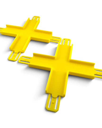 Jeff Did It! - 1/64 Scale Straight Cross Track Set - Set of 2 - Works on Hot Track - 3D Printed - Designed and Manufactured in America