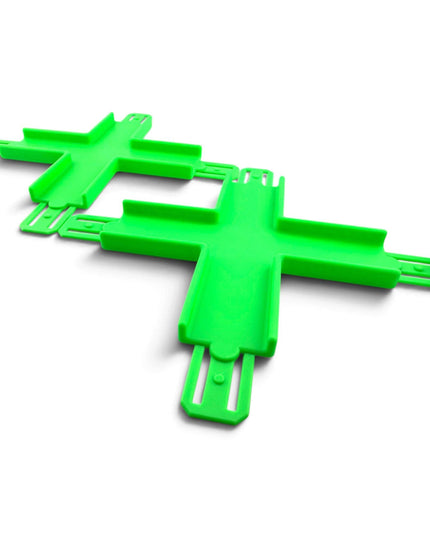 Jeff Did It! - 1/64 Scale Straight Cross Track Set - Set of 2 - Works on Hot Track - 3D Printed - Designed and Manufactured in America