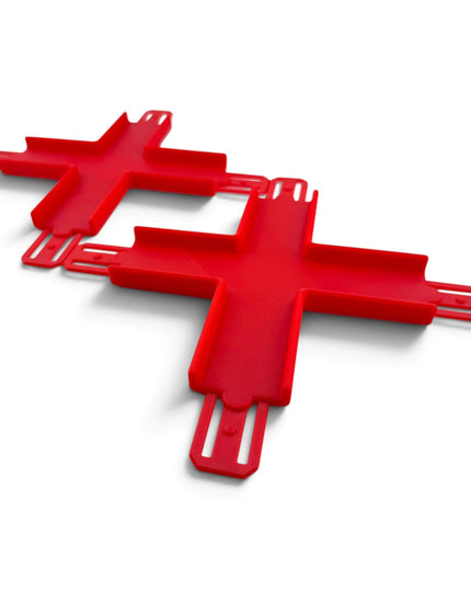 Jeff Did It! - 1/64 Scale Straight Cross Track Set - Set of 2 - Works on Hot Track - 3D Printed - Designed and Manufactured in America