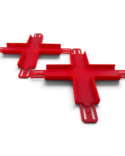 Jeff Did It! - 1/64 Scale Straight Cross Track Set - Set of 2 - Works on Hot Track - 3D Printed - Designed and Manufactured in America
